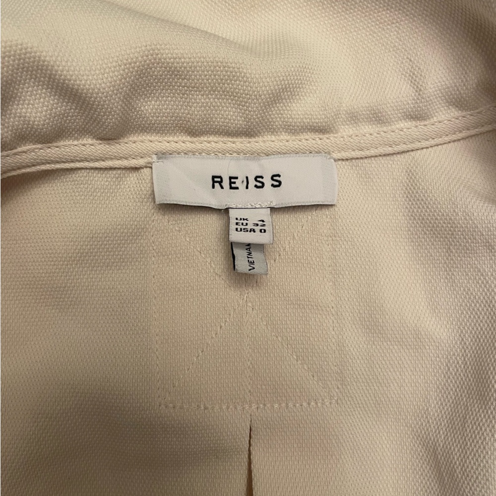 REISS ‘Fleur’ Cream Utility Blouse | Size 0 | Retail $2XX | Excellent Condition - Picture 6 of 8